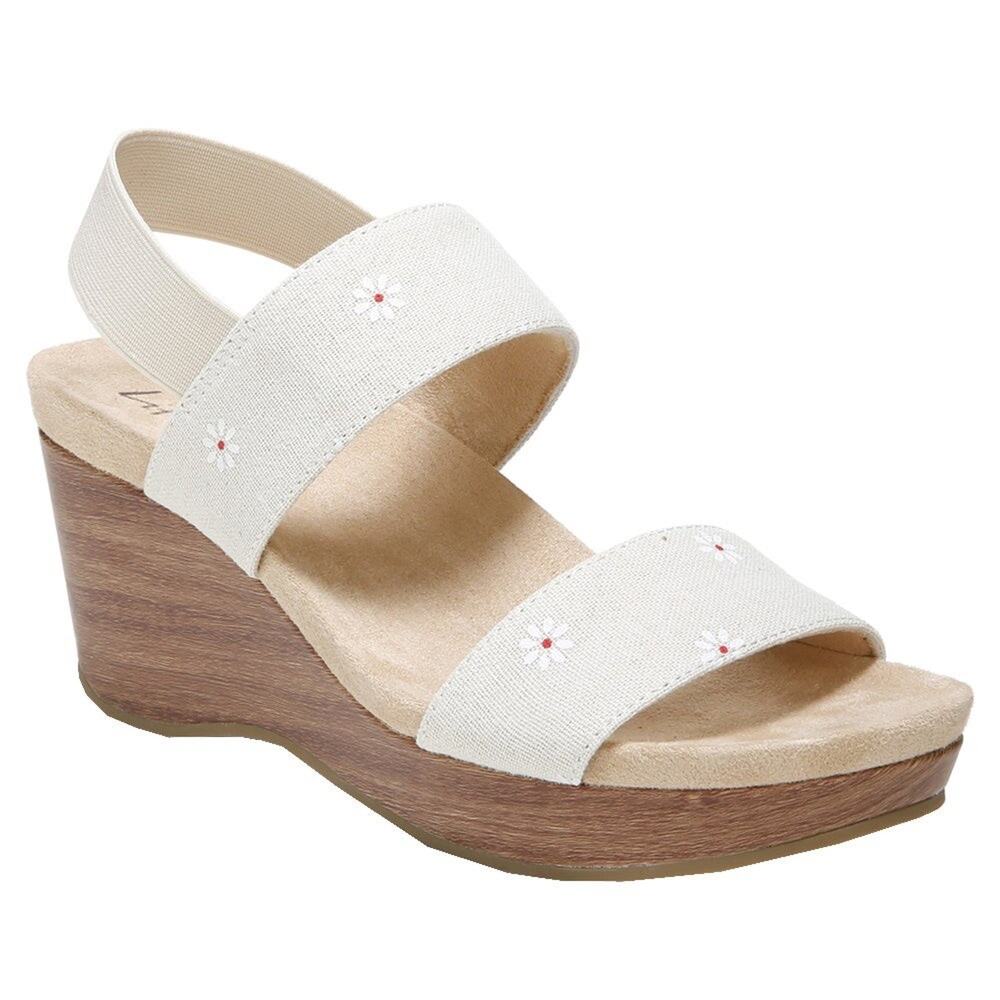 BOGO Life Stride Delta Floral Wedge Sandals Size 11 New